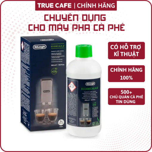 True Cafe Dung dịch vệ sinh máy pha cà phê De'Longhi EcoDecalk Descaler