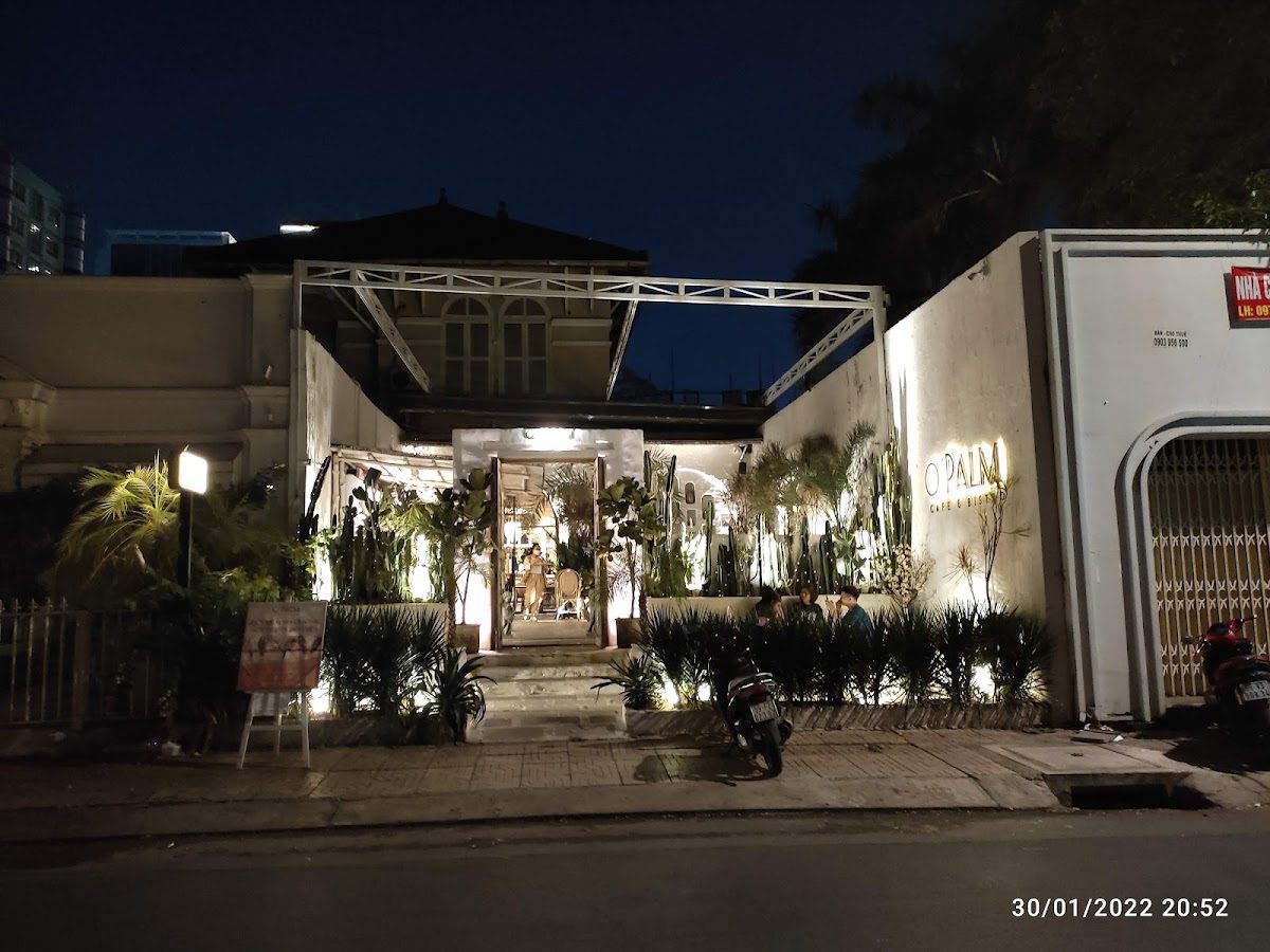 Không gian quán cà phê The O'Palm Cafe tại 25A Tú Xương, Phường 6, Quận 3, 4/5 từ 478 đánh giá trên Google Maps